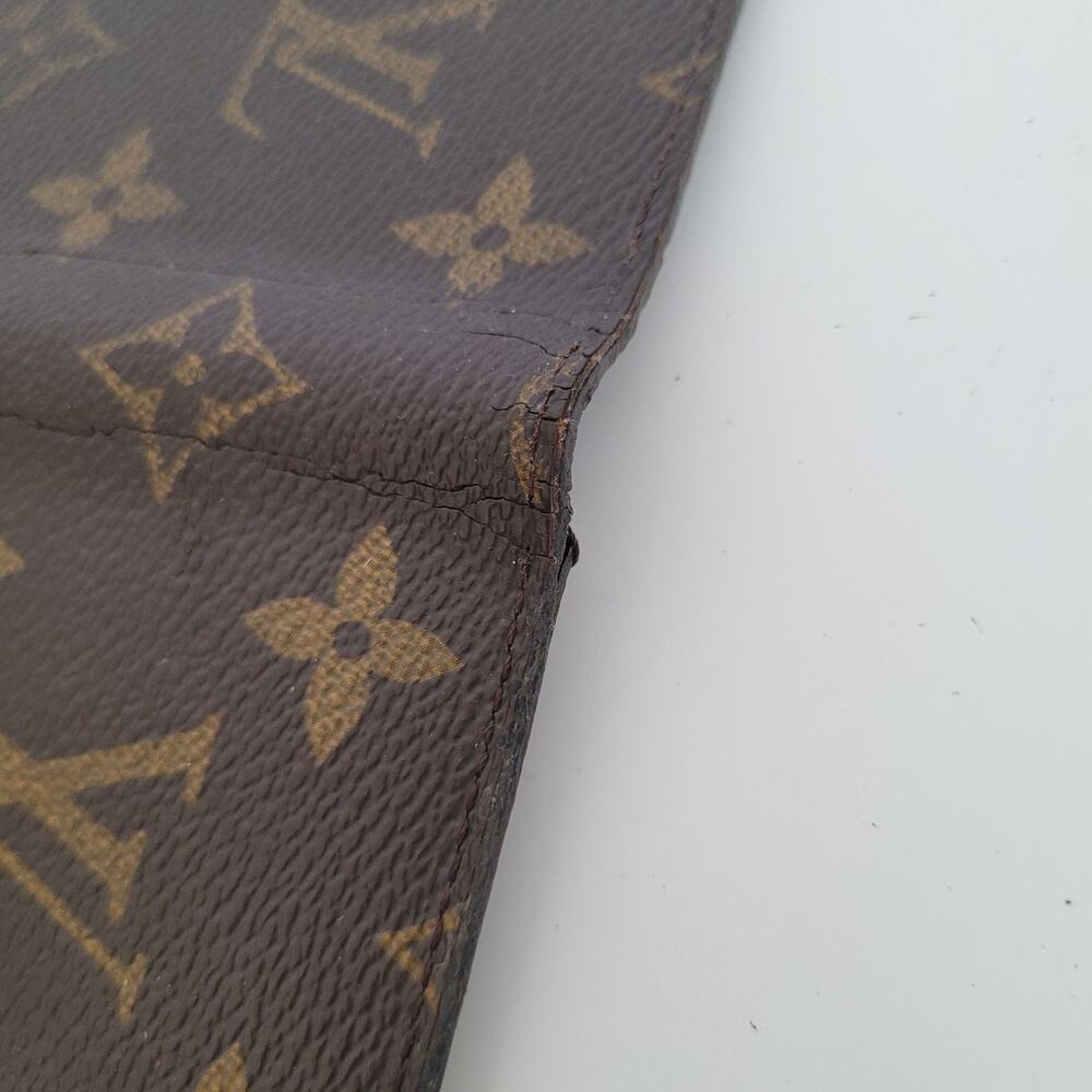 Authentic Louis Vuitton LV Monogram Folio iPhone X Case Brown Phone Case - Picture 9 of 12